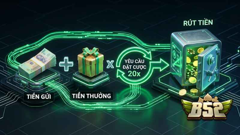 Cách tính doanh thu vòng cược khuyến mãi B52 Club